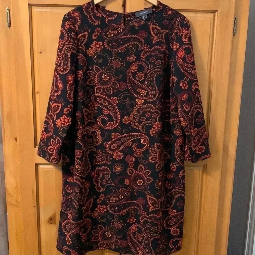 Primark dress black/red Sz 10